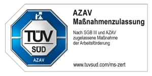 TÜV SÜD Siegel AZAV Maßnahmenzulassung